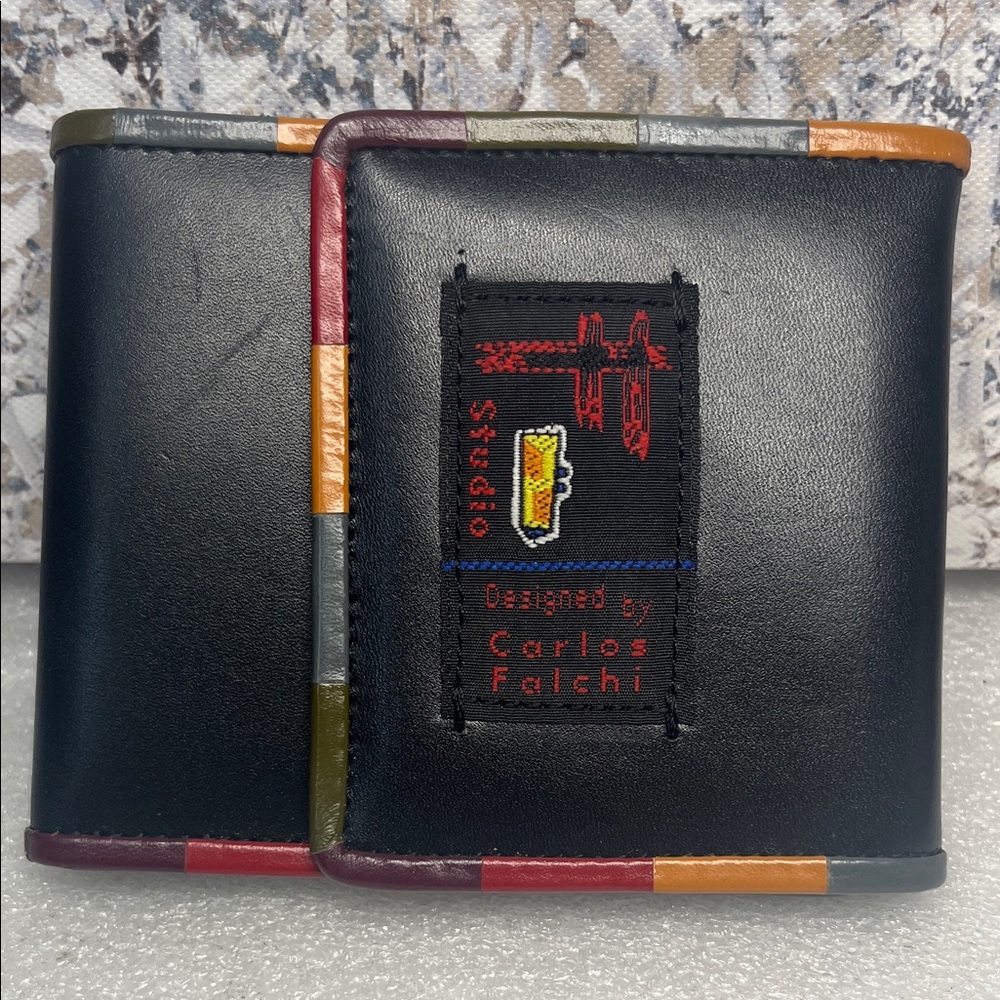 Carlos Falchi F Studio Trifold Wallet
